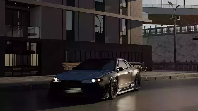 Street for a photo shoot of transports 