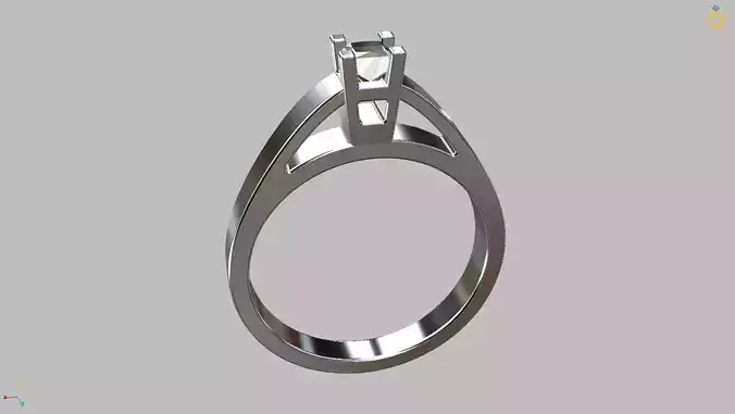 Solitaire Ring 3 00mm Gem