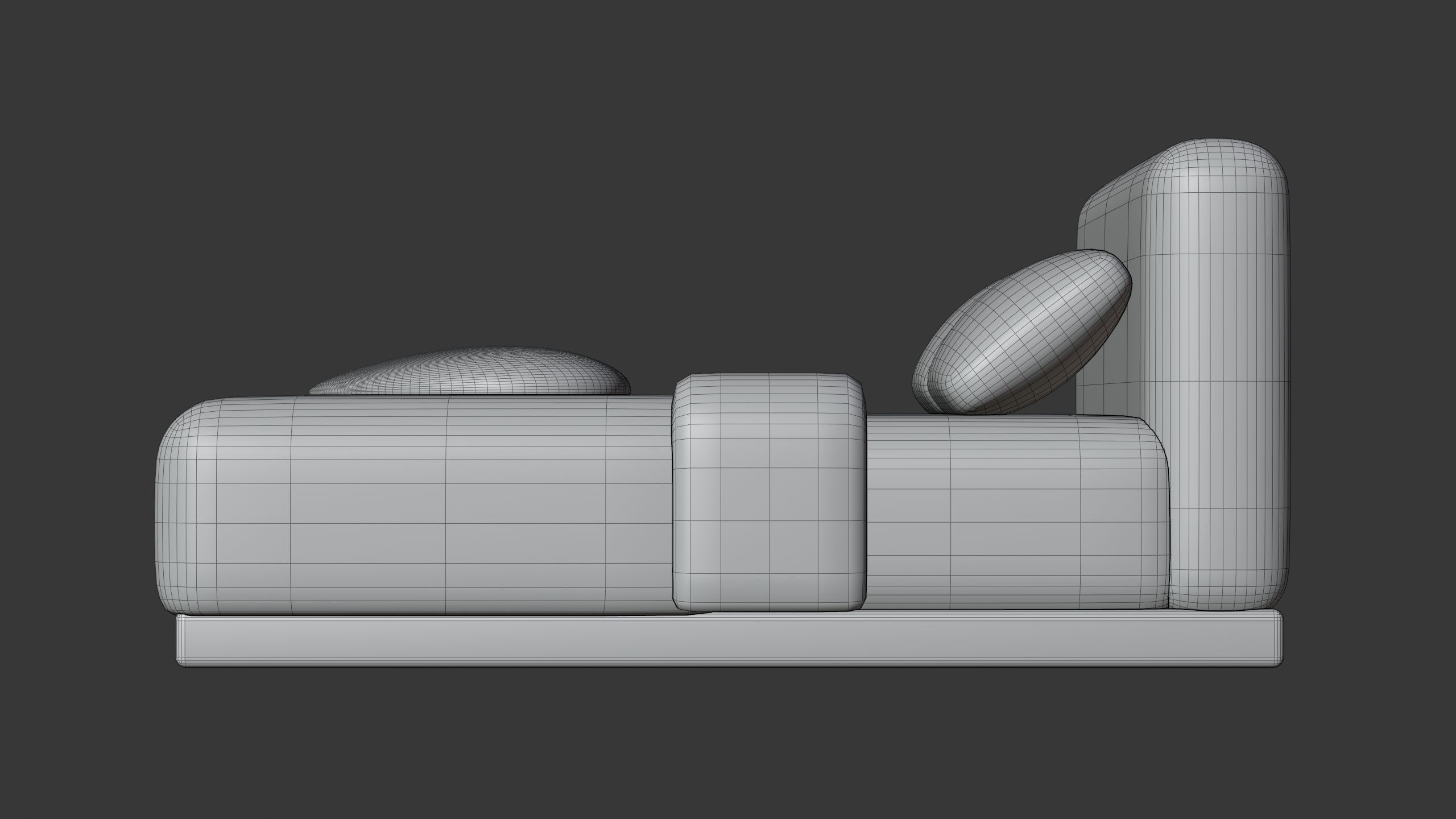 Double Bed 3D Icon 3D model_11