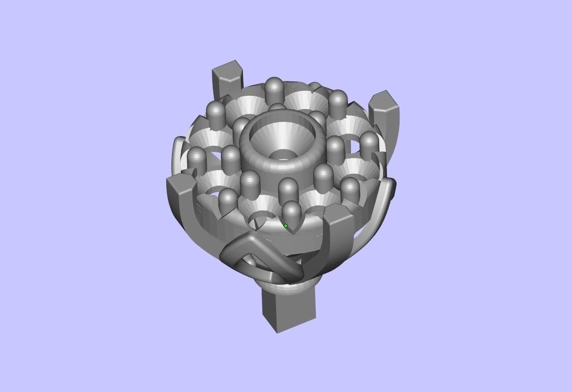 Womens Two piece solitaire ring 3D print model_3