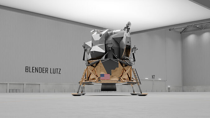Lunar Lander Apollo 11 3D model
