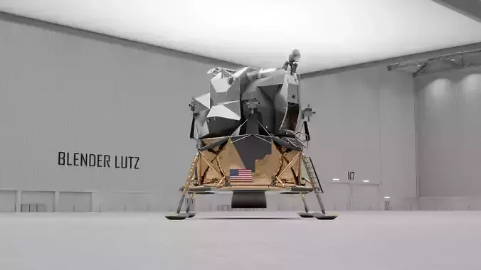 Lunar Lander Apollo 11 3D model