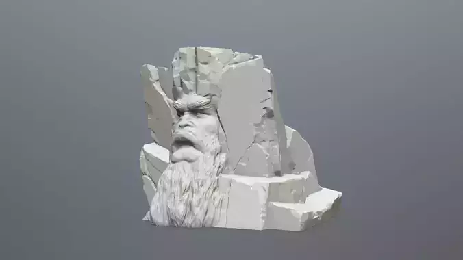 Face of the mountain print 3D print model