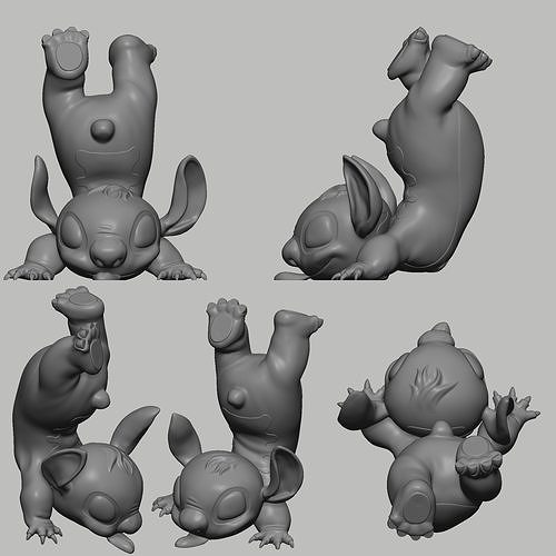 STITCH -LILO and STITCH 3D print model