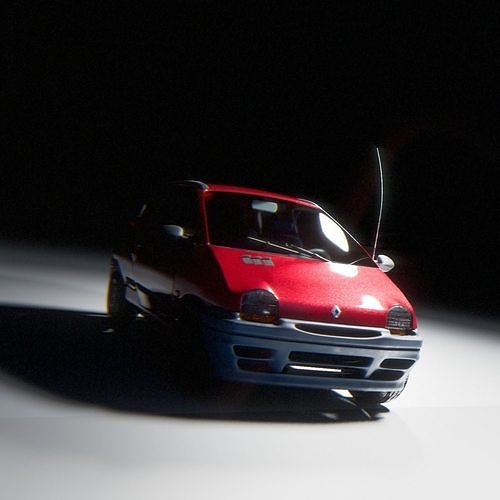 Twingo French Car 3D Model 3D model