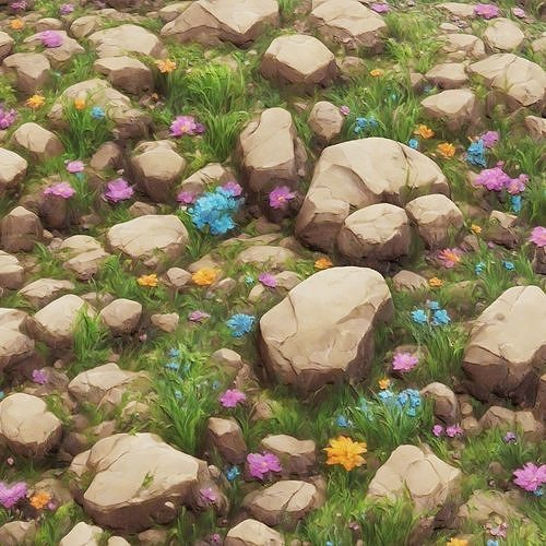 Stylized Ground v1 Seamless Texture  Texture