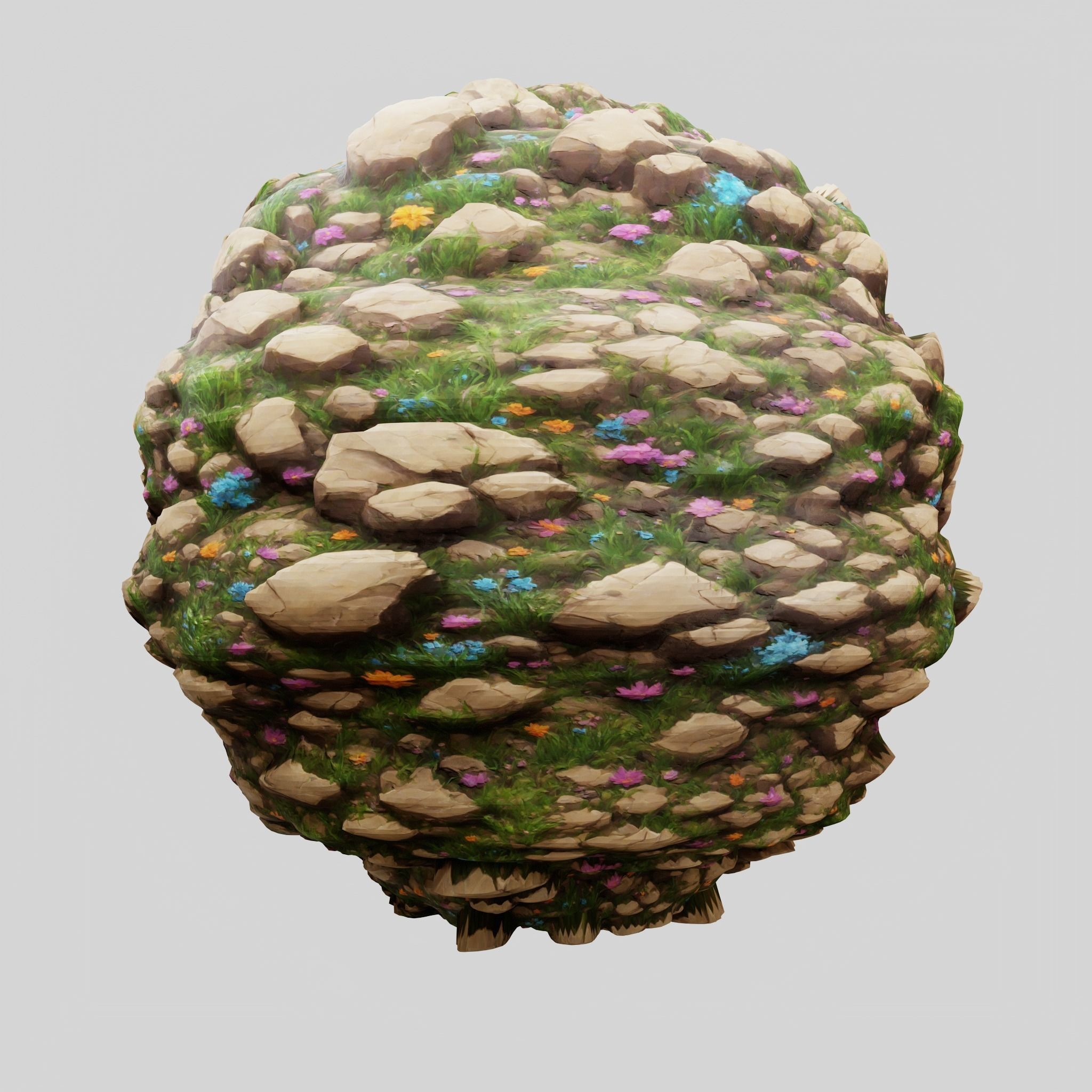Stylized Ground v1 Seamless Texture  Texture_5