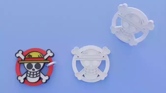 CHAVEIRO ONE PIECE 3D print model