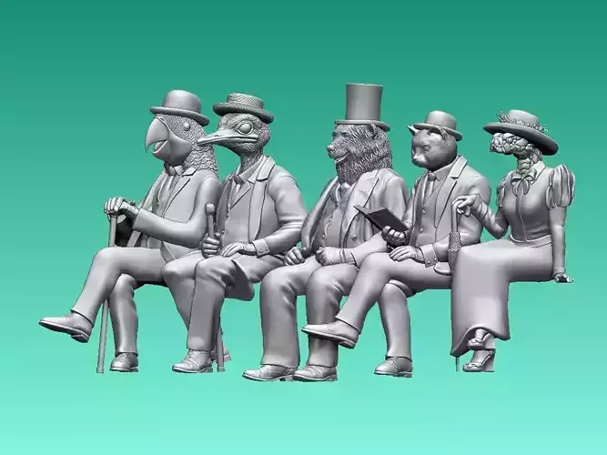 FIGURES ANIMAL 3D print model