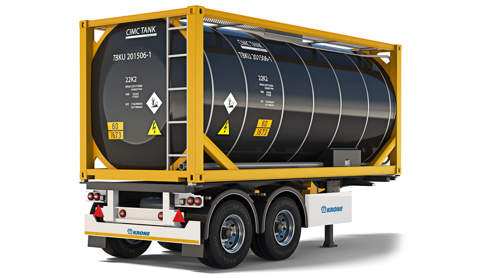 Krone Box Liner eL20 tank container 2023 3D model_4