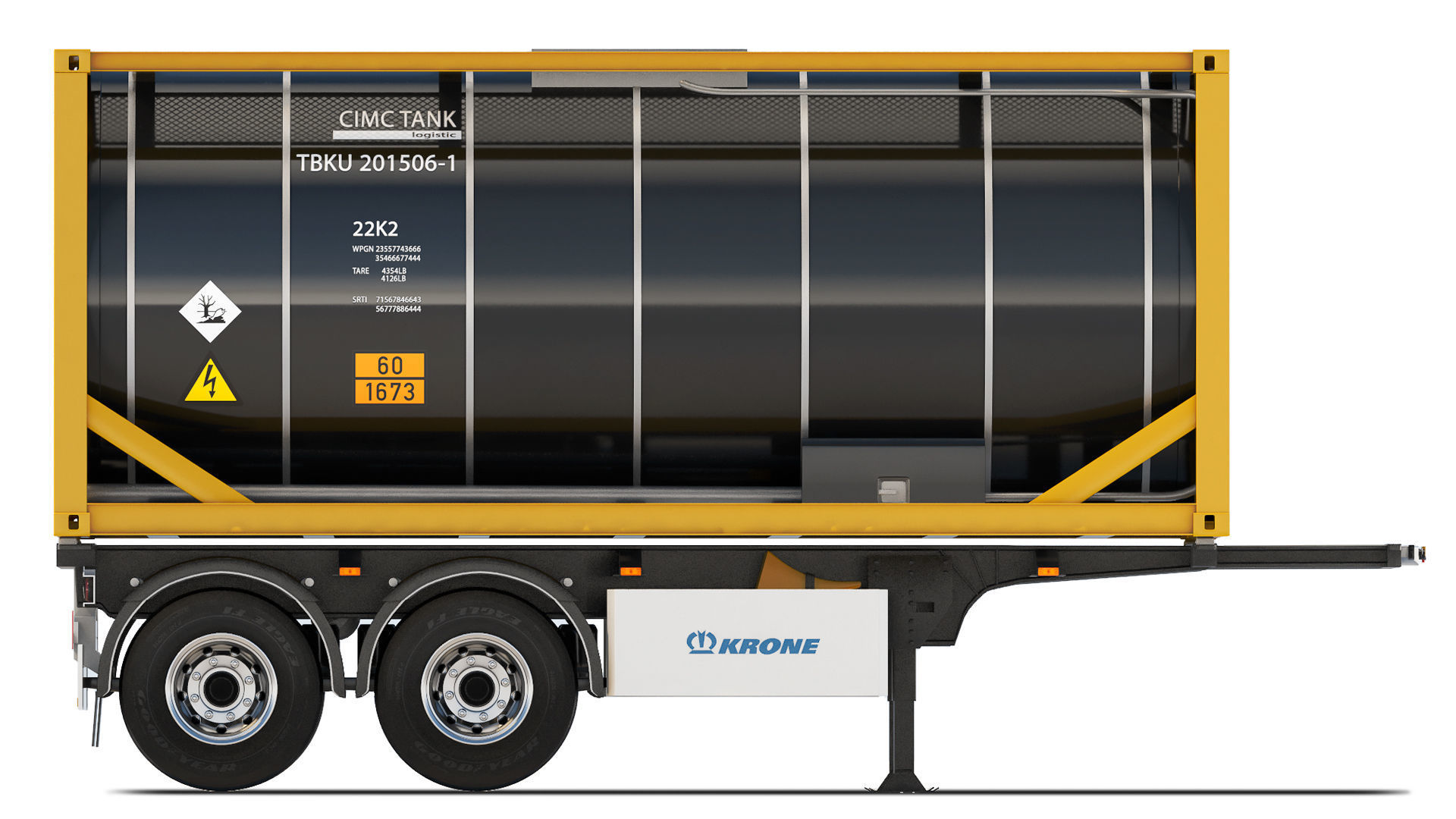 Krone Box Liner eL20 tank container 2023 3D model_5