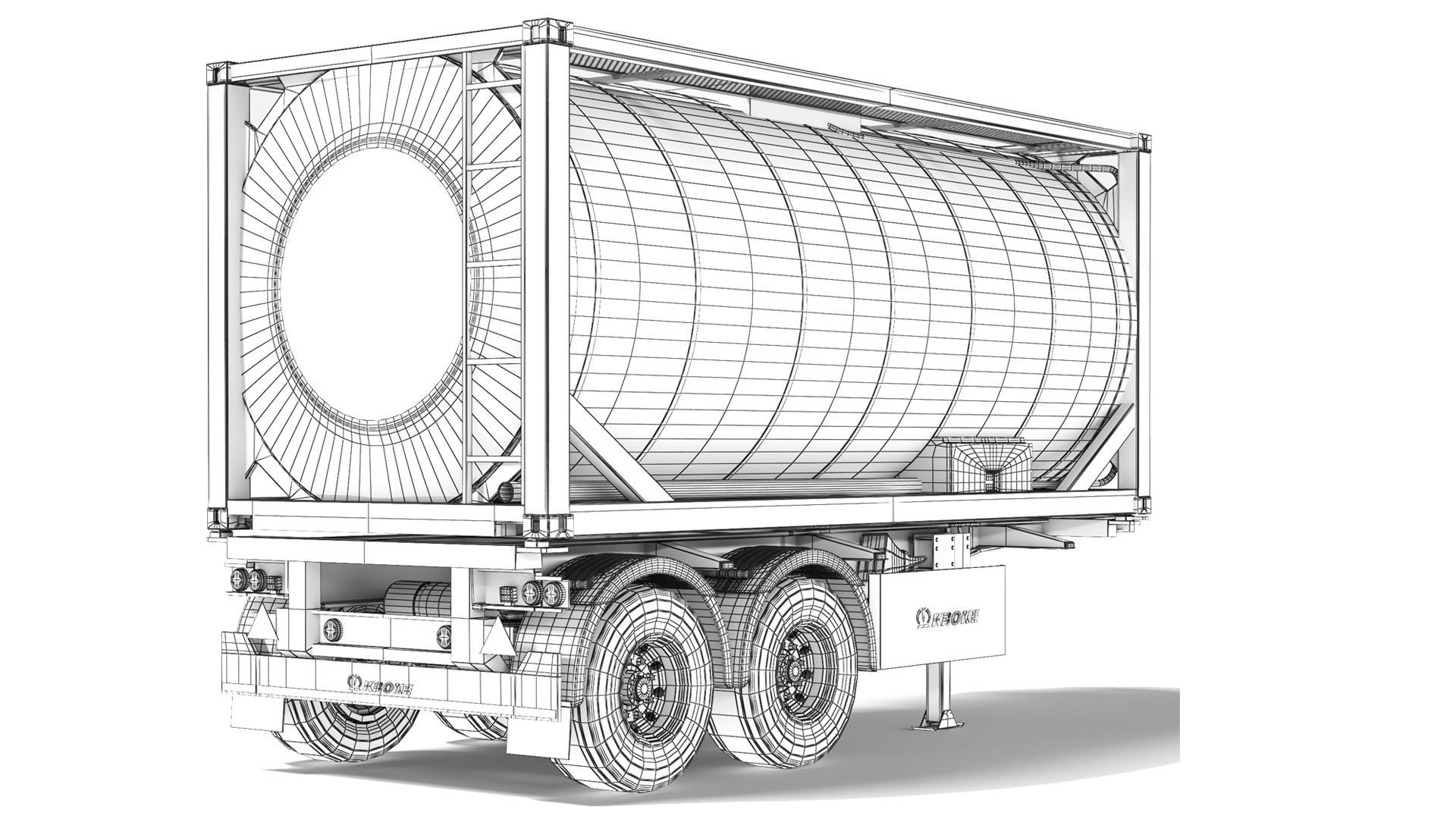 Krone Box Liner eL20 tank container 2023 3D model_9