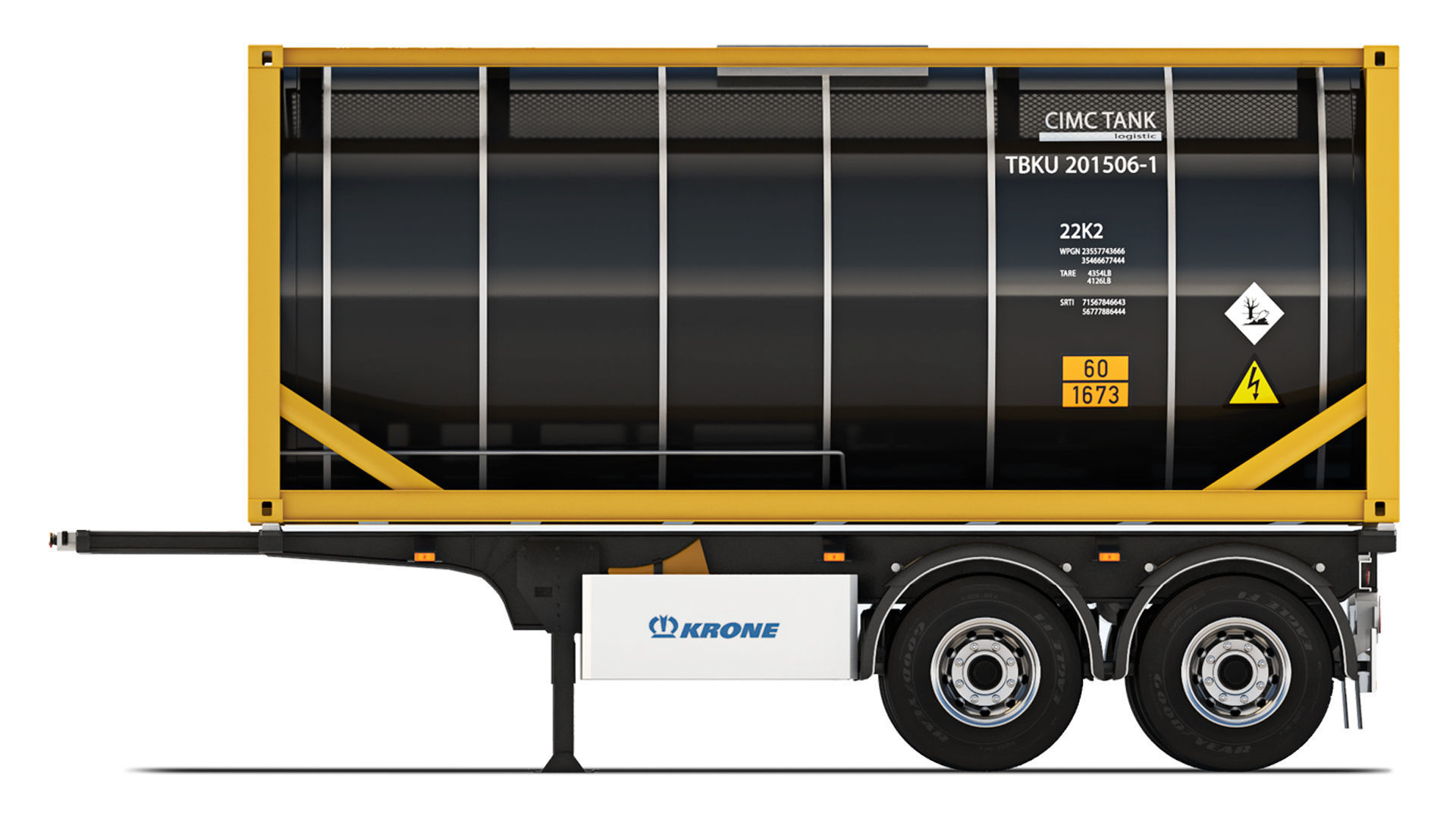 Krone Box Liner eL20 tank container 2023 3D model_1