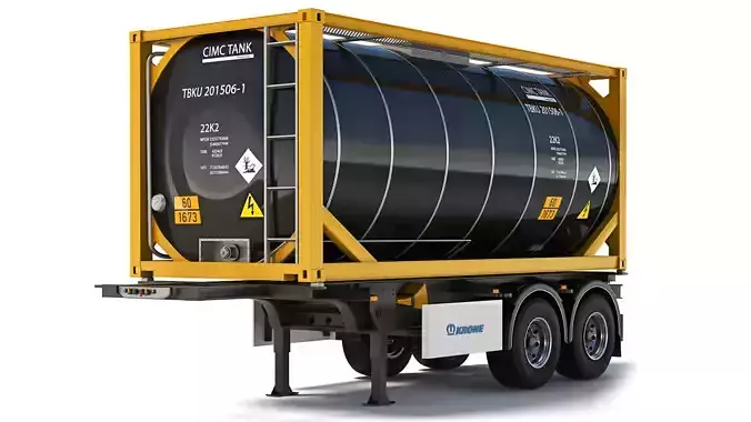 Krone Box Liner eL20 tank container 2023 3D model