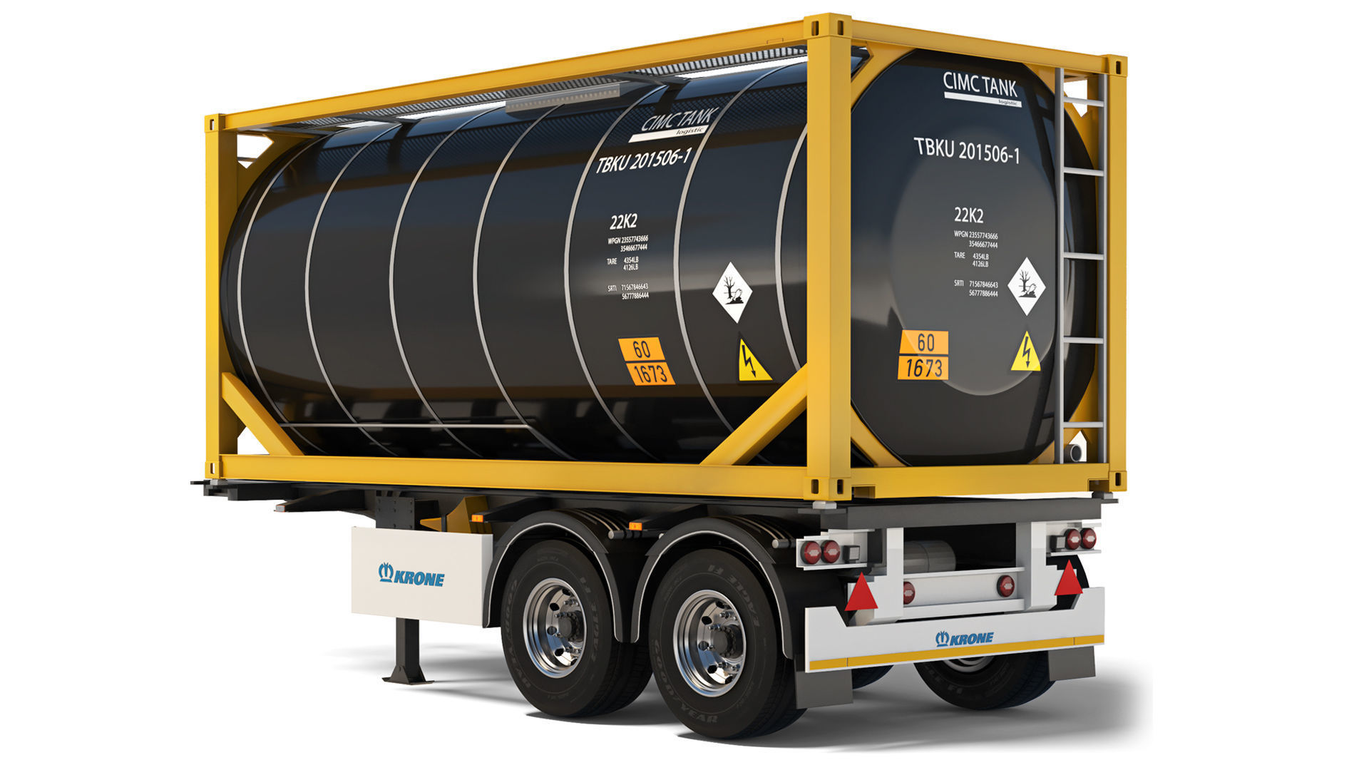 Krone Box Liner eL20 tank container 2023 3D model_2