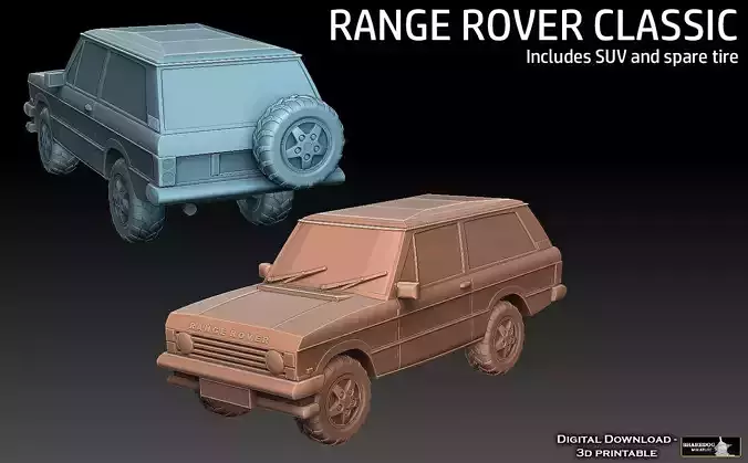 Range Rover Classic 3D print model