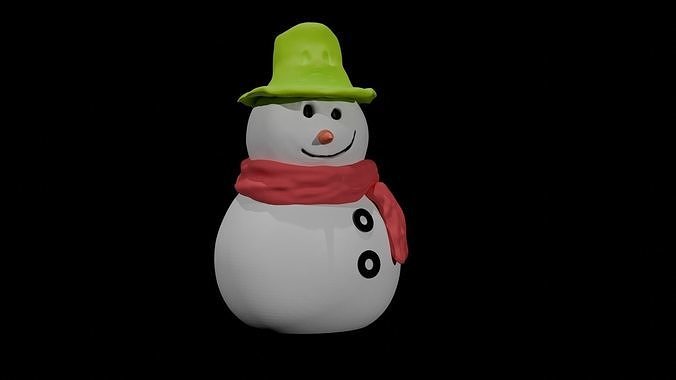 snowman Free 3D print model