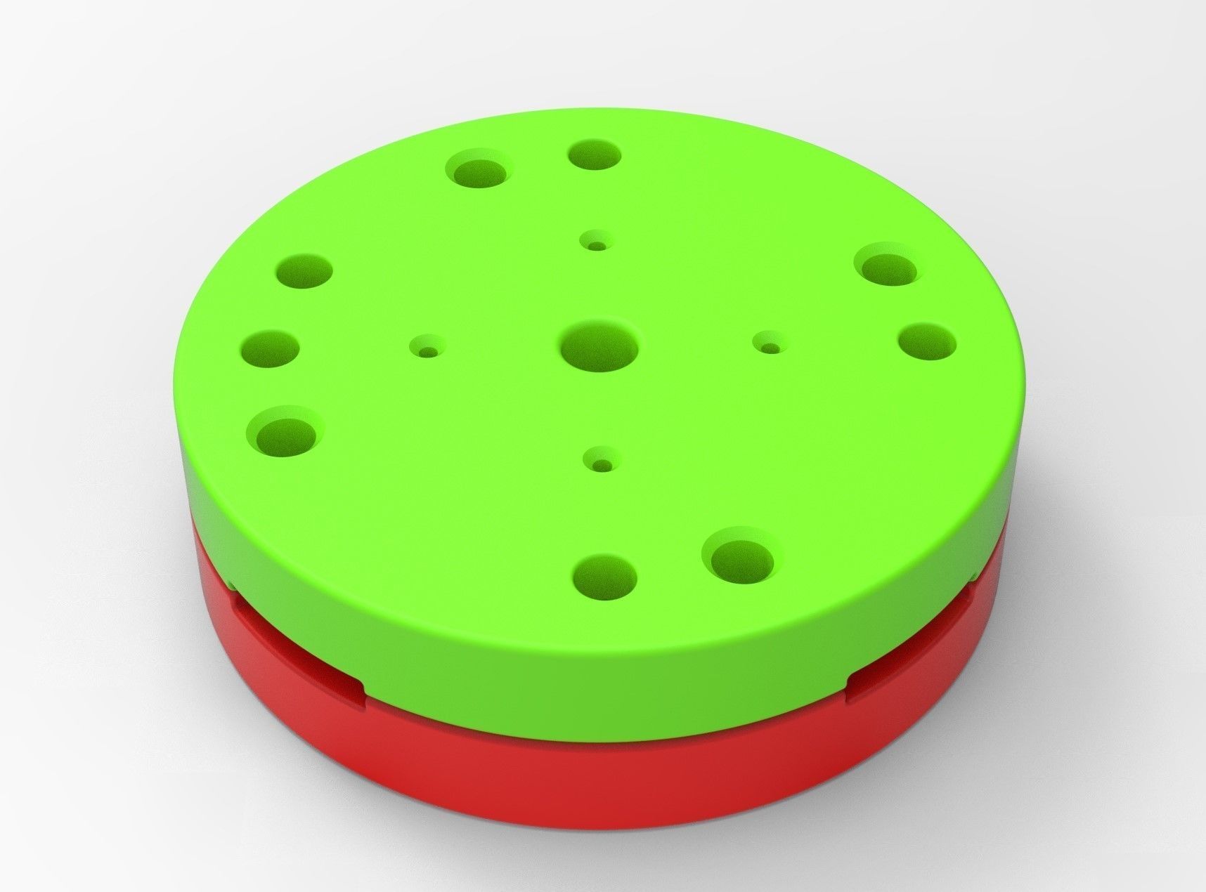 Mold for diecast military truck tire 1 Scale 1 to 25 3D print model_2