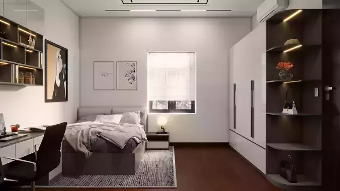 Modern bedroom