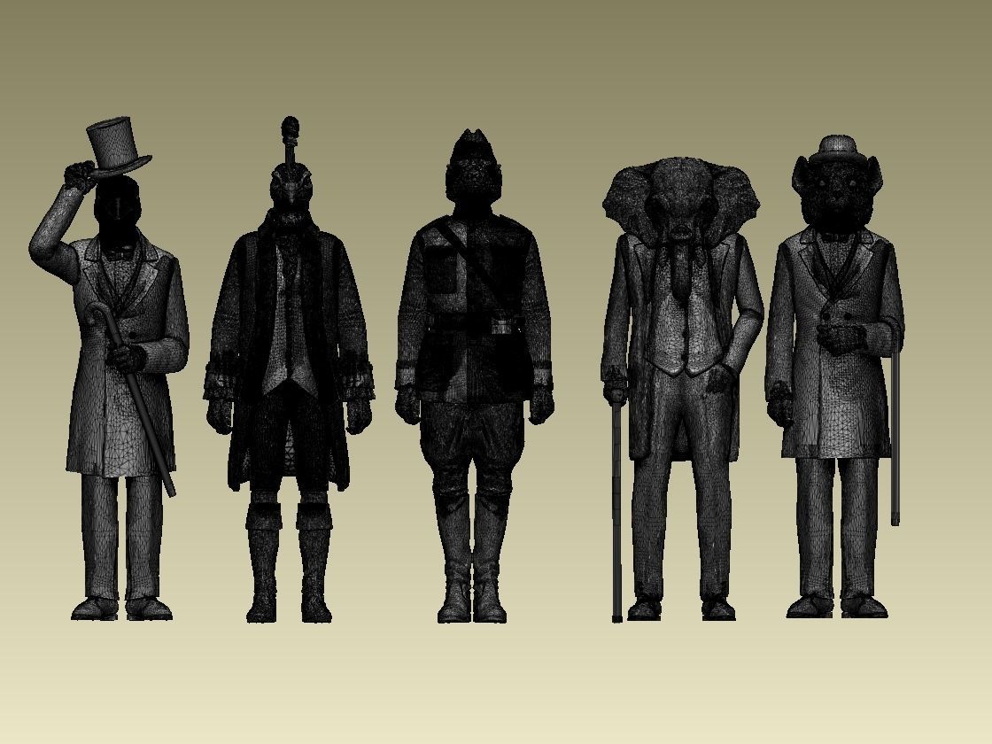 FIGURES ANIMAL 3D print model_22