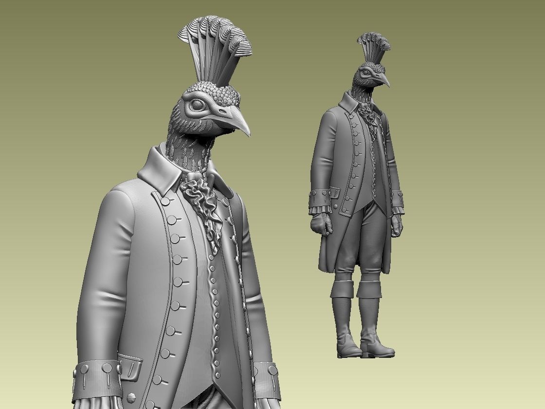 FIGURES ANIMAL 3D print model_41