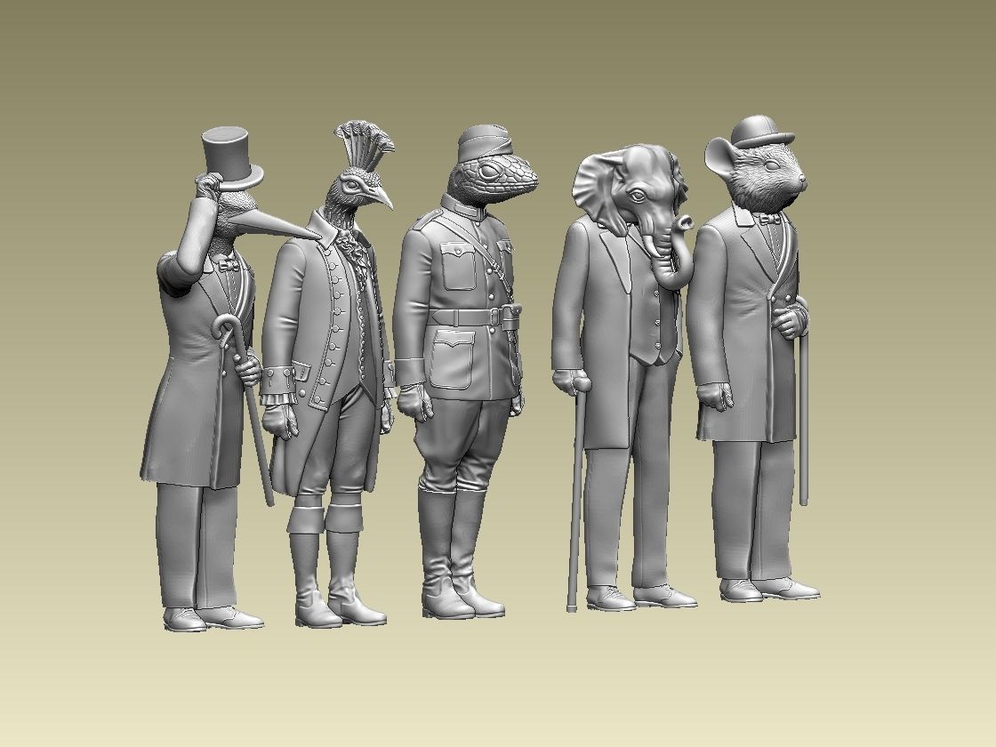 FIGURES ANIMAL 3D print model_2