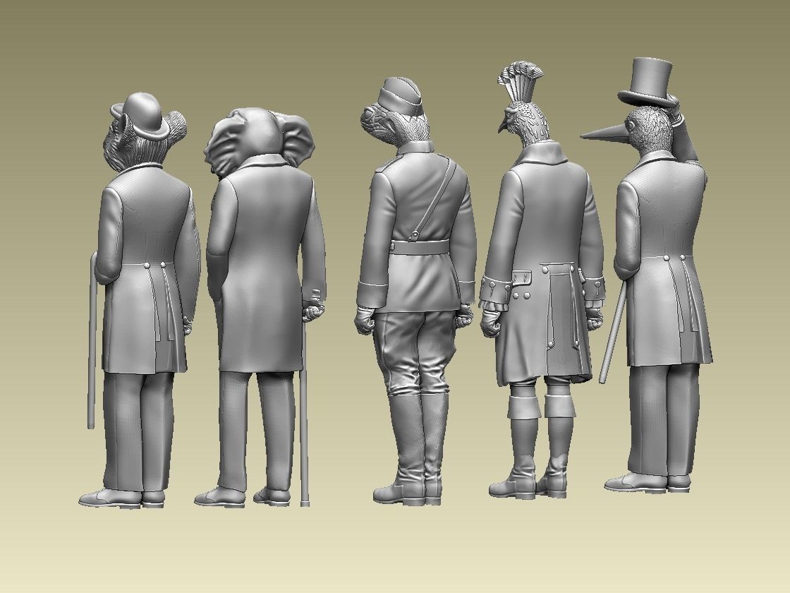 FIGURES ANIMAL 3D print model_4