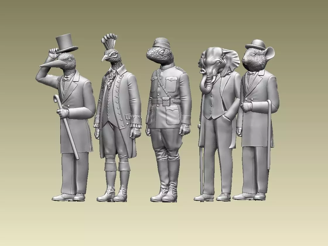 FIGURES ANIMAL 3D print model_0