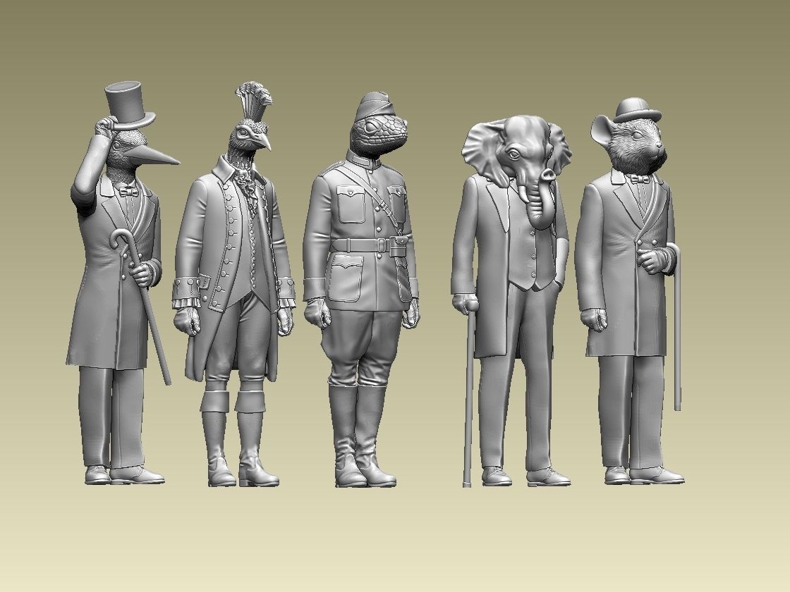 FIGURES ANIMAL 3D print model_3