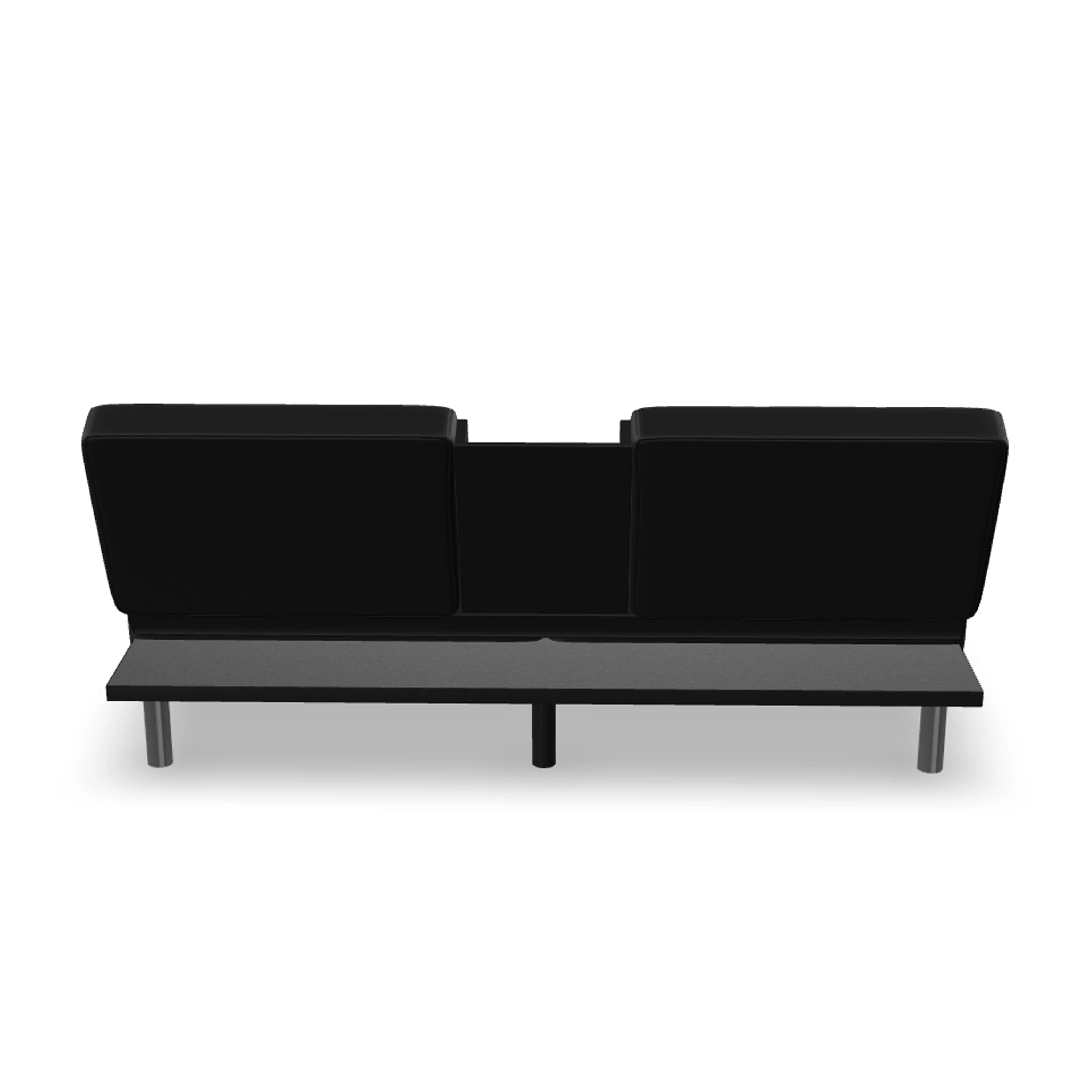 Futon Sofa Bed 3D model_0
