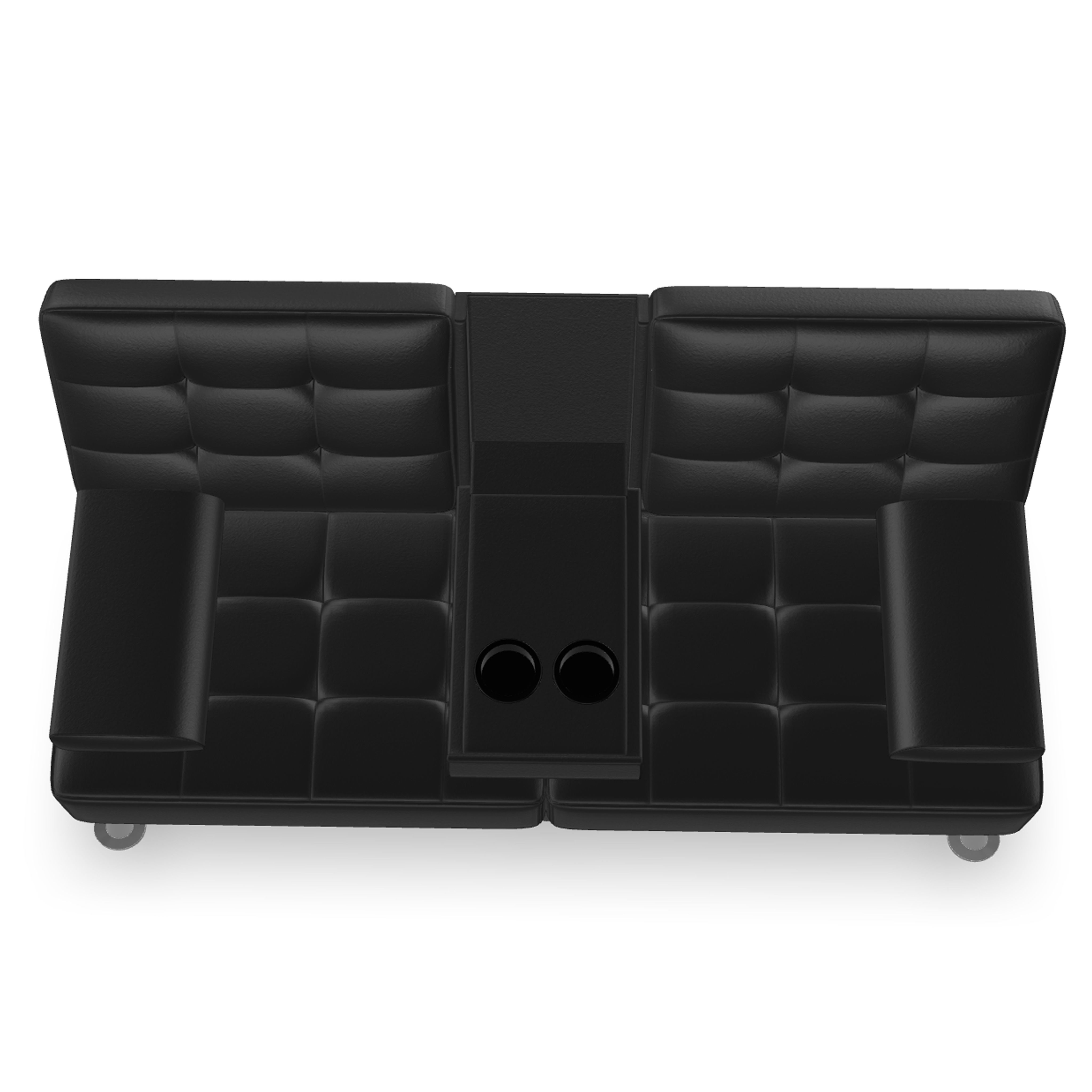 Futon Sofa Bed 3D model_4