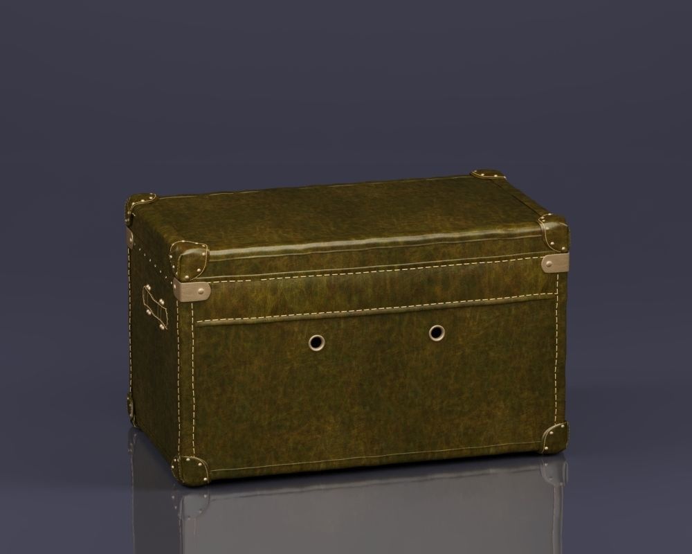 S00079 MAYFAIR STEAMER TRUNK Low-poly 3D model_7