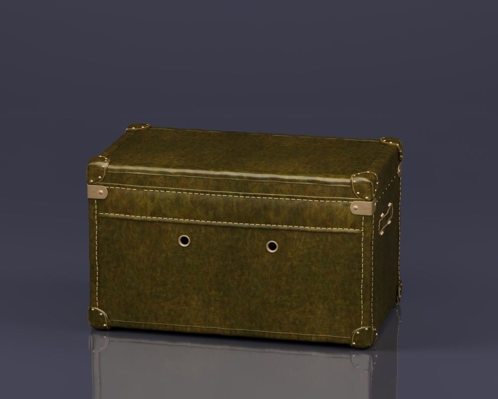 S00079 MAYFAIR STEAMER TRUNK Low-poly 3D model_6