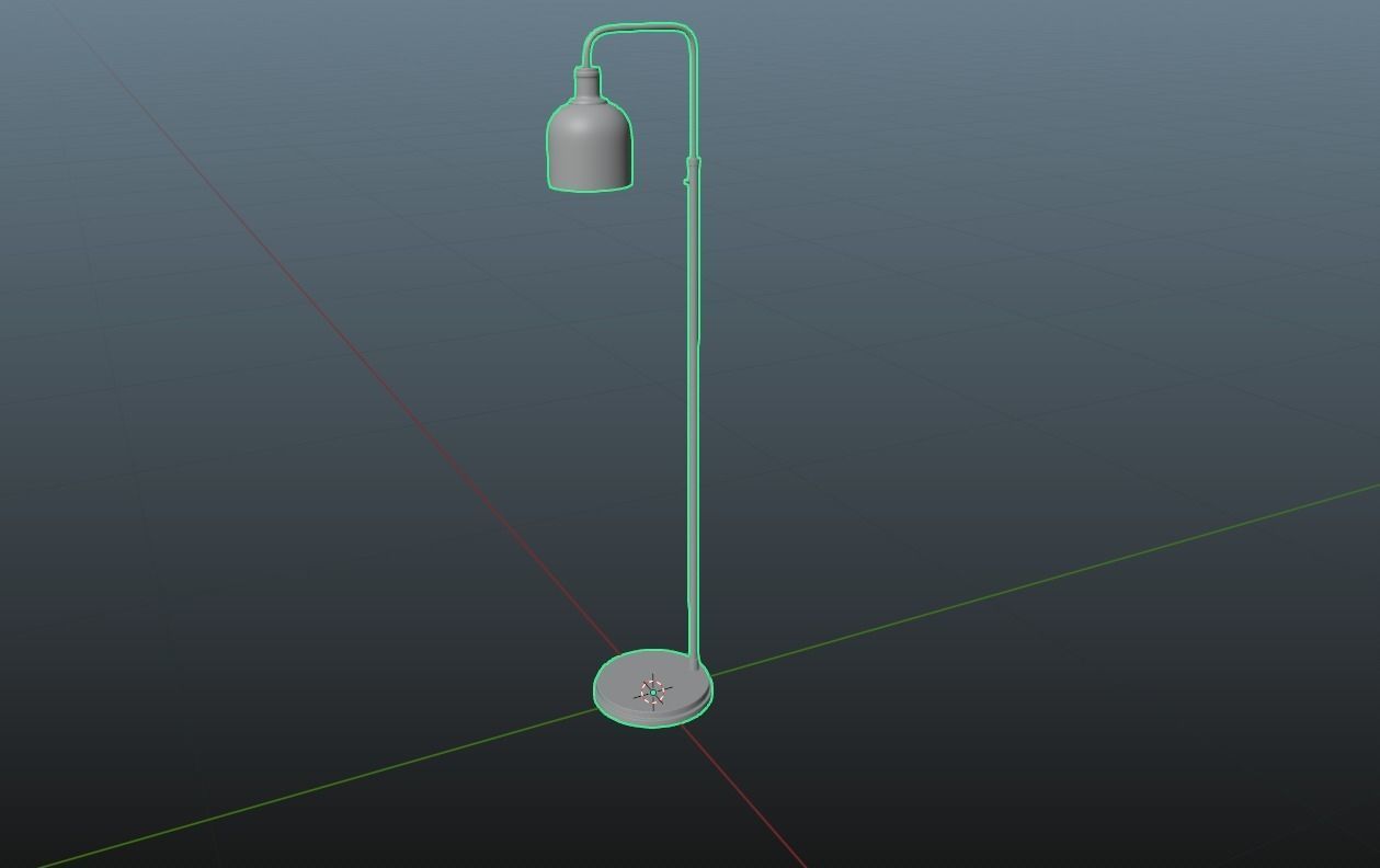 LIGHT FLOOR LAMP 3D model_3