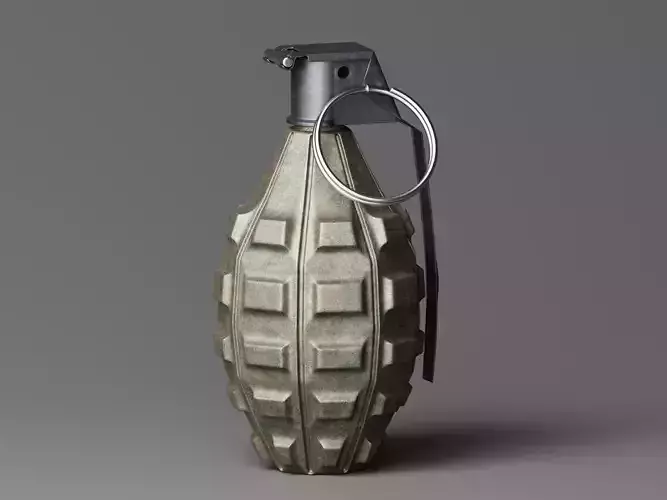 Hand Grenade 3D Model