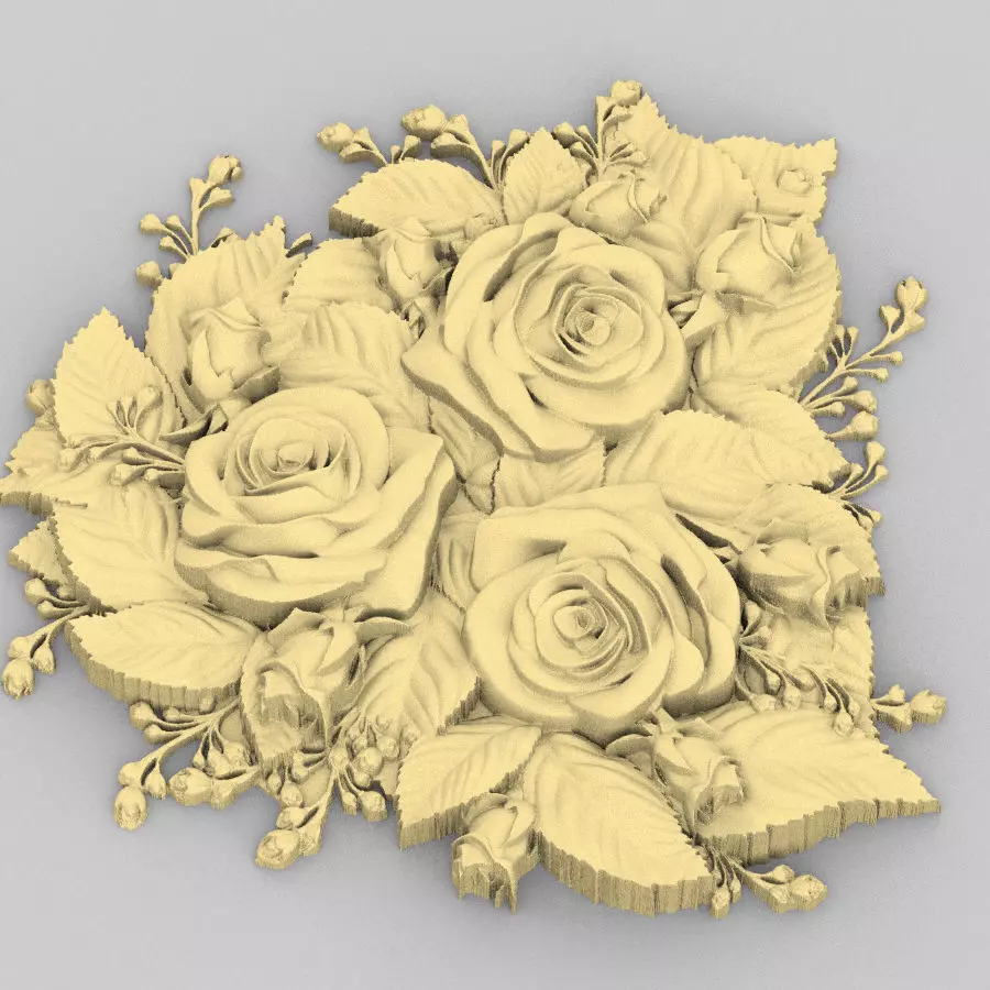 FLORES ROSAS FLOWERS ROSES 3D print model