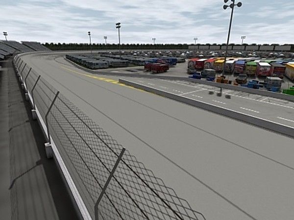 Milwaukee Mile Speedway Game Ready Low-poly 3D model_9