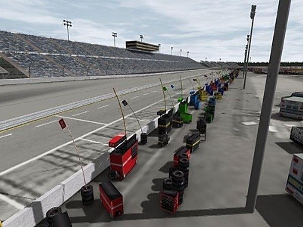 Milwaukee Mile Speedway Game Ready Low-poly 3D model_8