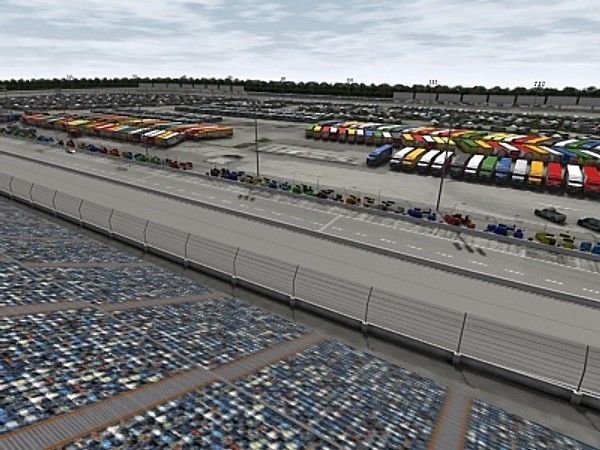 Milwaukee Mile Speedway Game Ready Low-poly 3D model_7