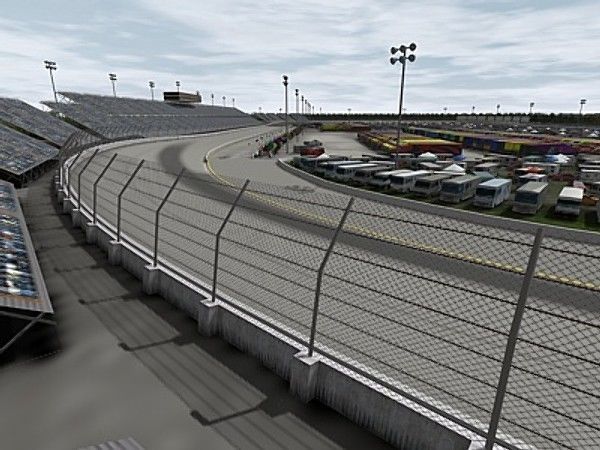 Milwaukee Mile Speedway Game Ready Low-poly 3D model_3