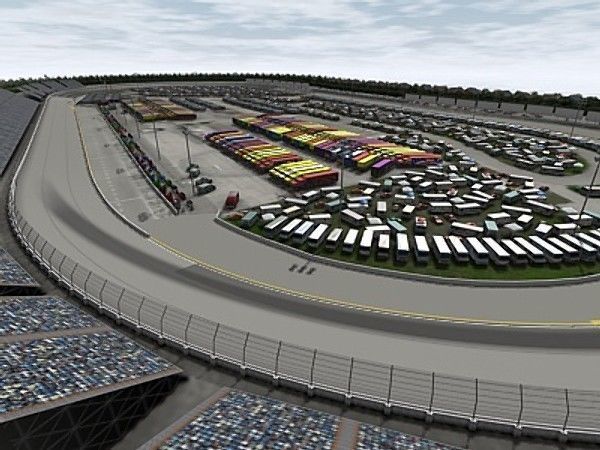 Milwaukee Mile Speedway Game Ready Low-poly 3D model_2