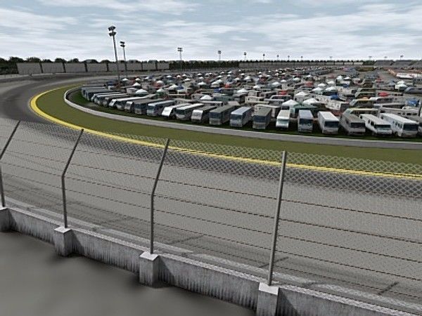 Milwaukee Mile Speedway Game Ready Low-poly 3D model_6