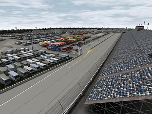 Milwaukee Mile Speedway Game Ready Low-poly 3D model_5