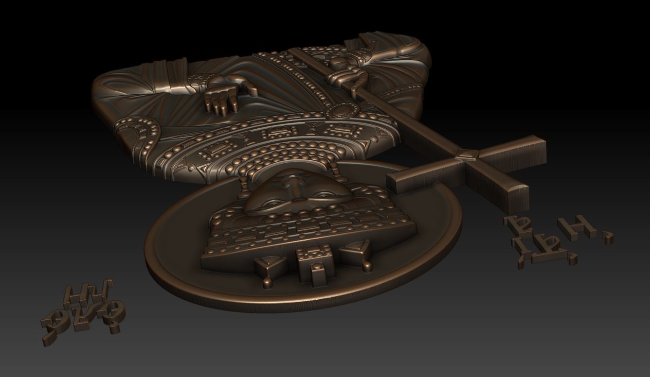  Equal to the Apostles Queen Helena 3D print model_6