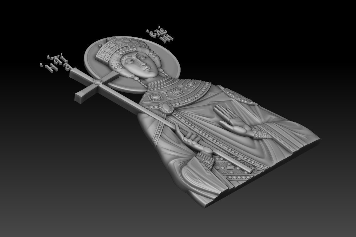 Equal to the Apostles Queen Helena 3D print model_9