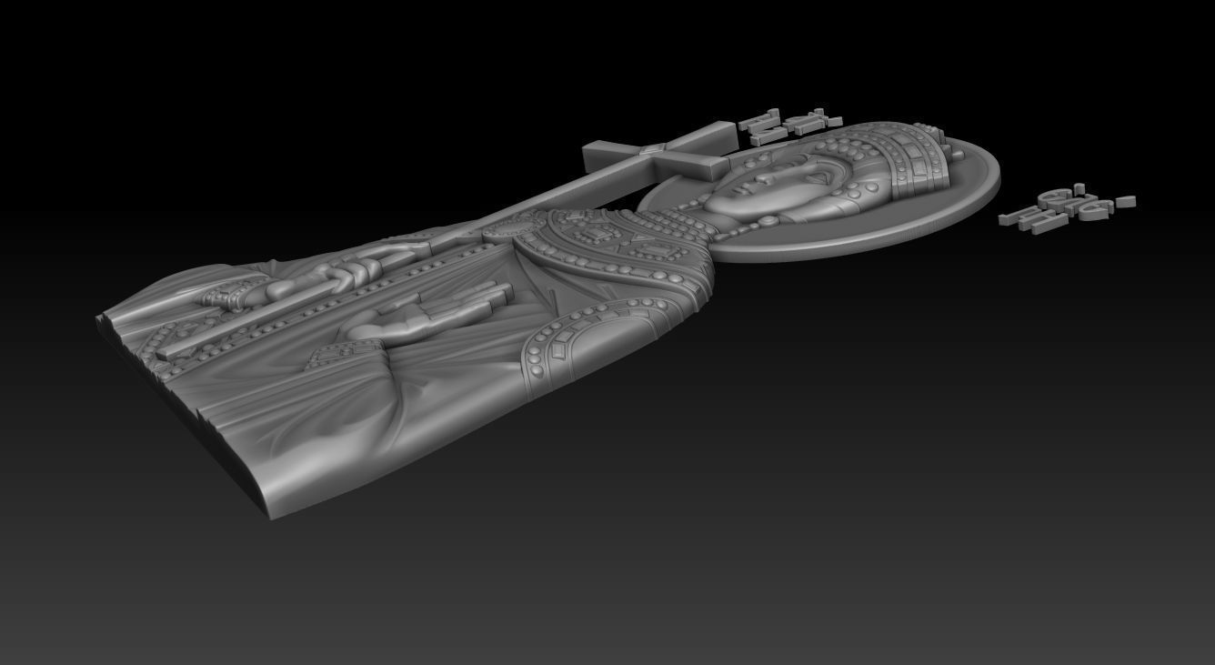  Equal to the Apostles Queen Helena 3D print model_10