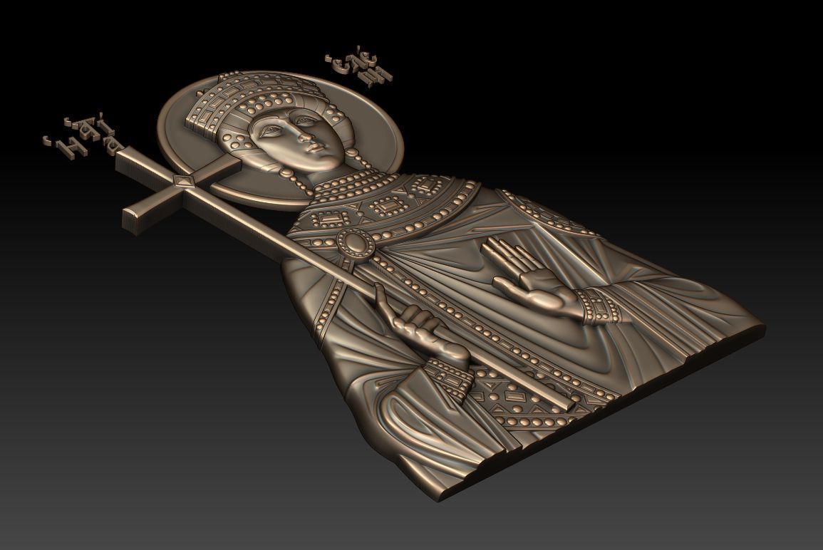  Equal to the Apostles Queen Helena 3D print model_1