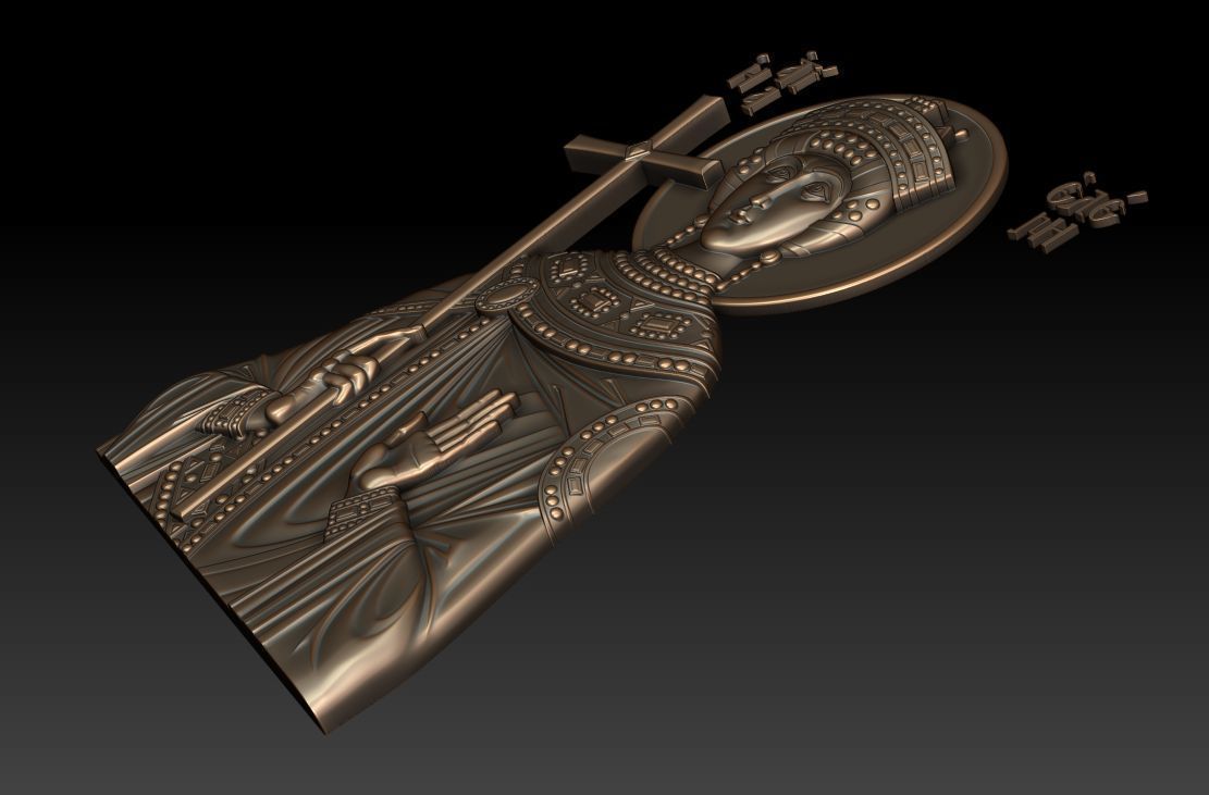  Equal to the Apostles Queen Helena 3D print model_2