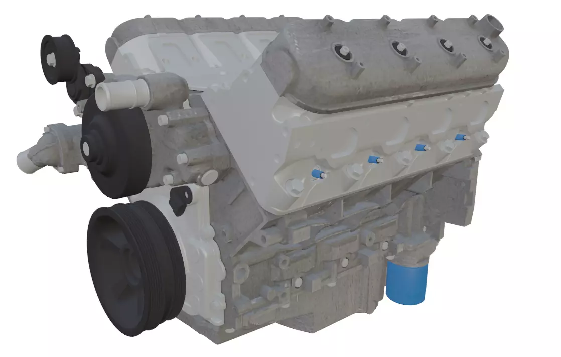 LS3 Core Engine 3D model_0
