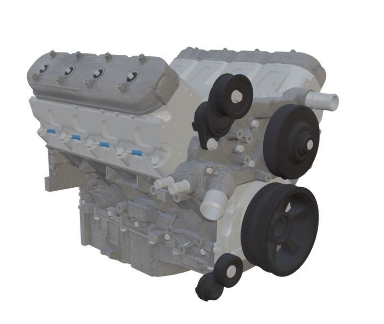 LS3 Core Engine 3D model_2